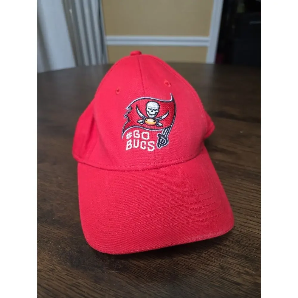 Tampa Bay Buccaneers Hat Cap Strap Back NFL Team One Size Adjustable‎
